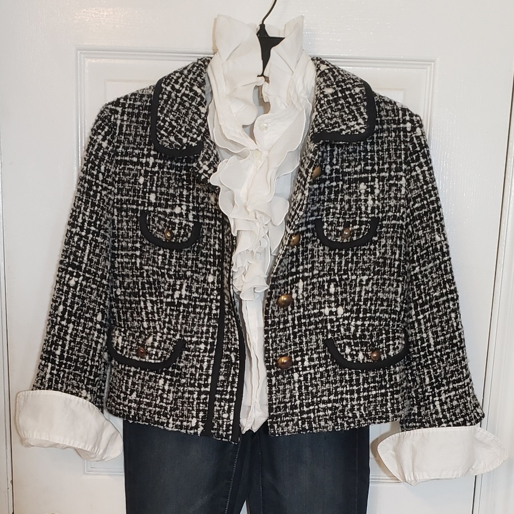 Express tweed blazer